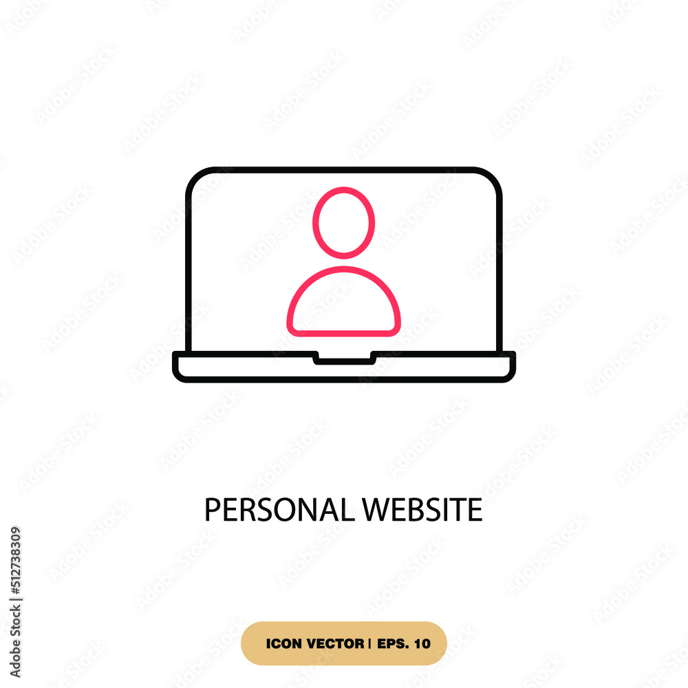 personal website icons symbol vector elements for infographic web personal website icons symbol vector elements for infographic web