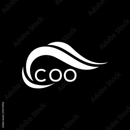 COO letter logo. COO best black ground vector image. COO letter logo design for entrepreneur and business.