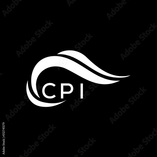 CPI letter logo. CPI best black ground vector image. CPI letter logo design for entrepreneur and business.