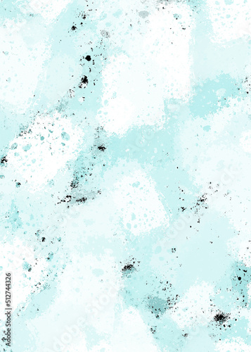blue white background texture of rough brushed paint. Digital Illustration imitating