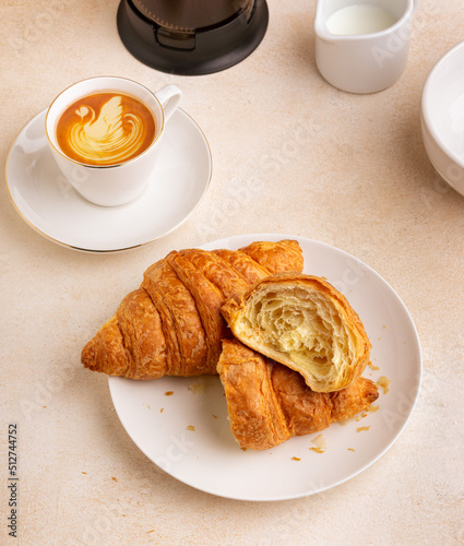 Butter Croissant in various angles and approaches.