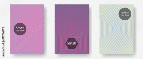 Brochure covers, posters, banners vector templates.