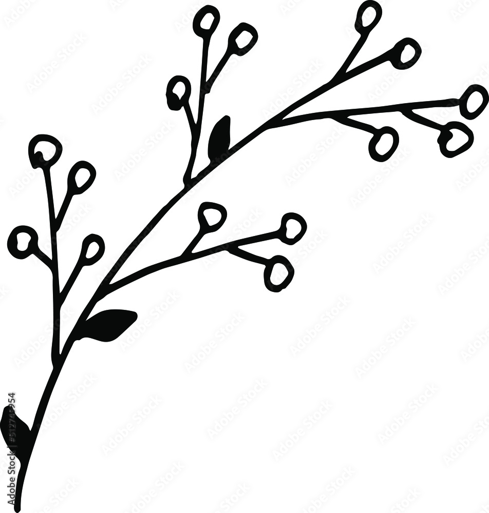 Cute flower on a white background Cute flower on a white background