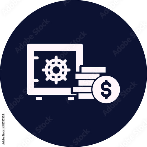 money Locker Vector icon which is suitable for commercial work and easily modify or edit it

