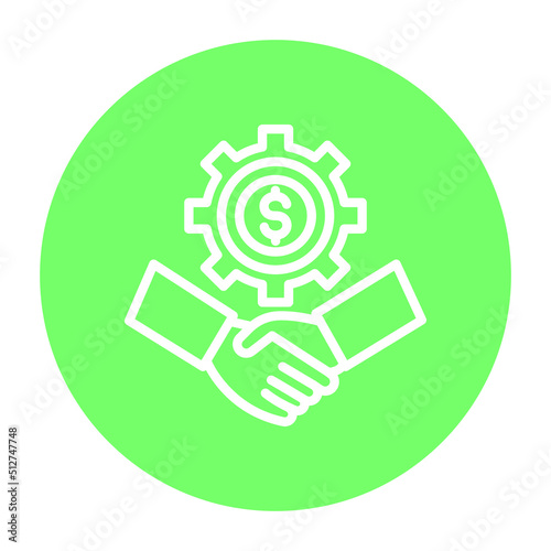 Agreement contract Vector icon which is suitable for commercial work and easily modify or edit it 
