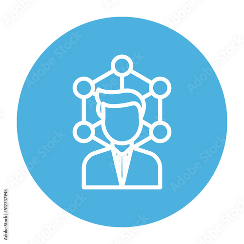 business management Vector icon which is suitable for commercial work and easily modify or edit it

