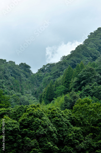 clouds over the mountains