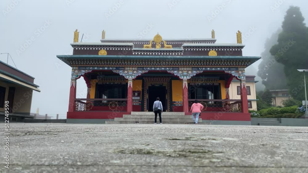 Timelapse video of Lava Monastery at Lava Kalimpong West Bengal India
