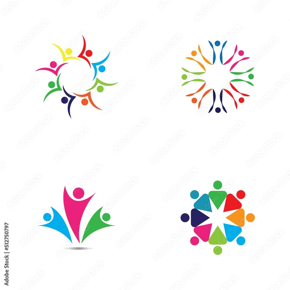 Community, network and social icon vector Community, network and social icon vector