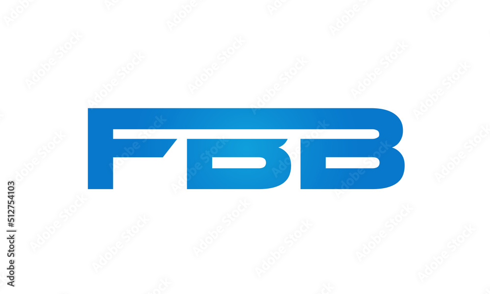 FBB letters Joined logo design connect letters with chin logo logotype ...