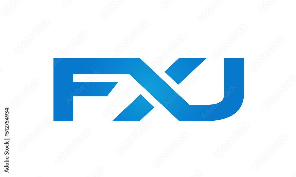 FXJ letters Joined logo design connect letters with chin logo logotype icon concept FXJ letters Joined logo design connect letters with chin logo logotype icon concept