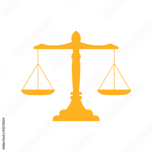 judge scales The symbol of justice in the judgment of the judges in the courts.