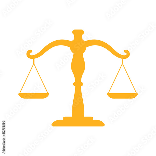 judge scales The symbol of justice in the judgment of the judges in the courts.