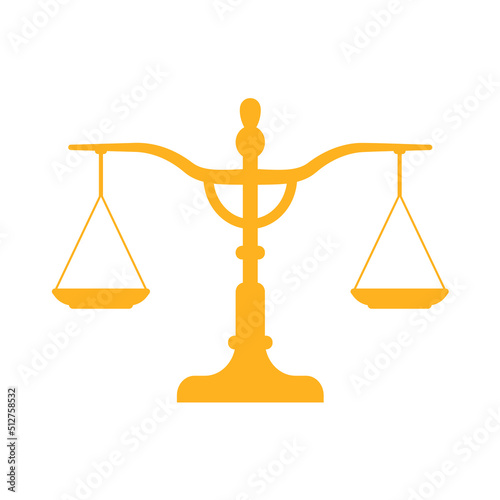 judge scales The symbol of justice in the judgment of the judges in the courts.
