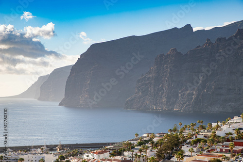 Fototapeta Naklejka Na Ścianę i Meble -  amazing view over Los Gigantes Tenerife Canary islands