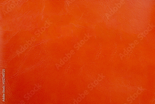 Background image - leather texture in orange color photo