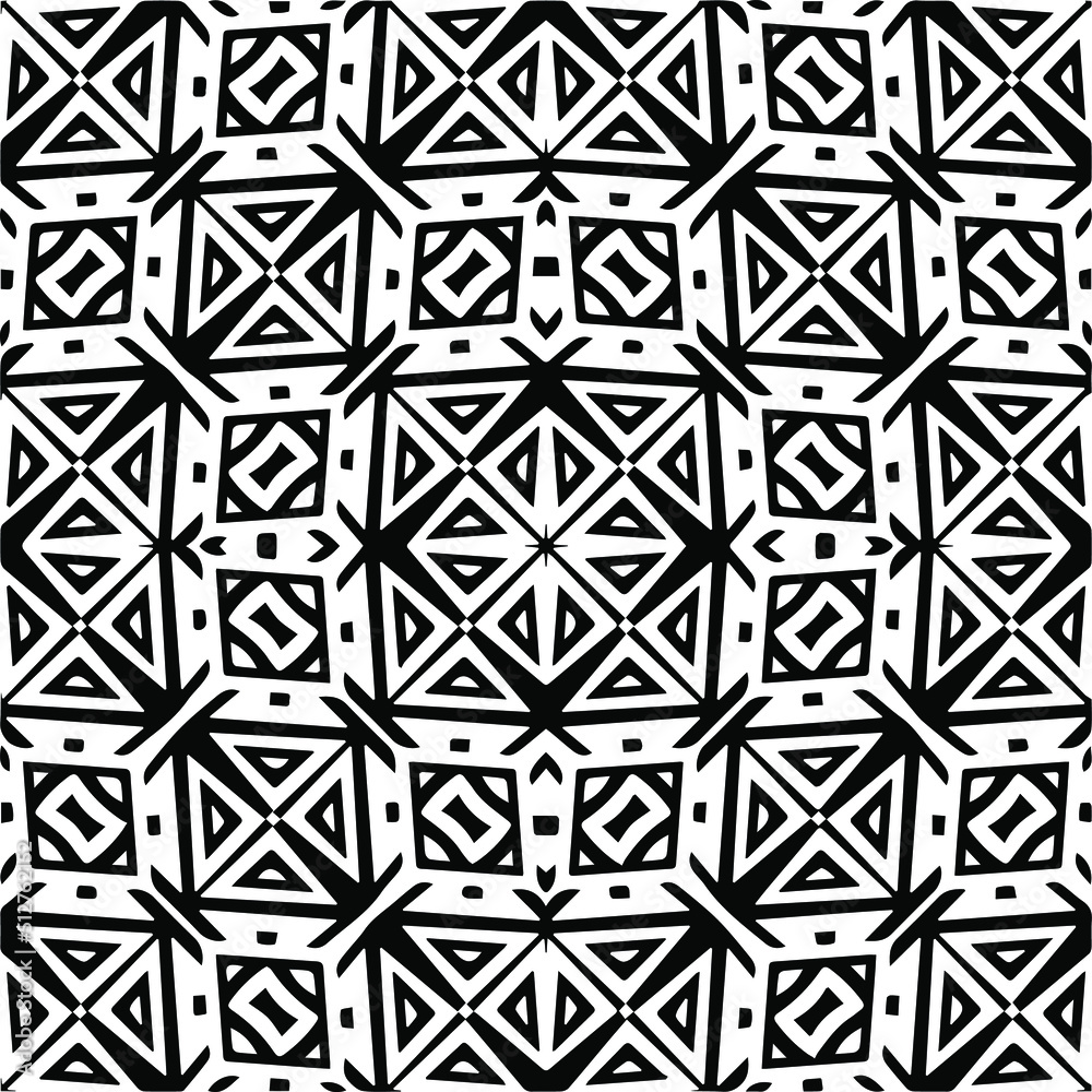Vector pattern with symmetrical elements . Monochrome striped background.Black patterns. Vector pattern with symmetrical elements . Monochrome striped background.Black patterns.