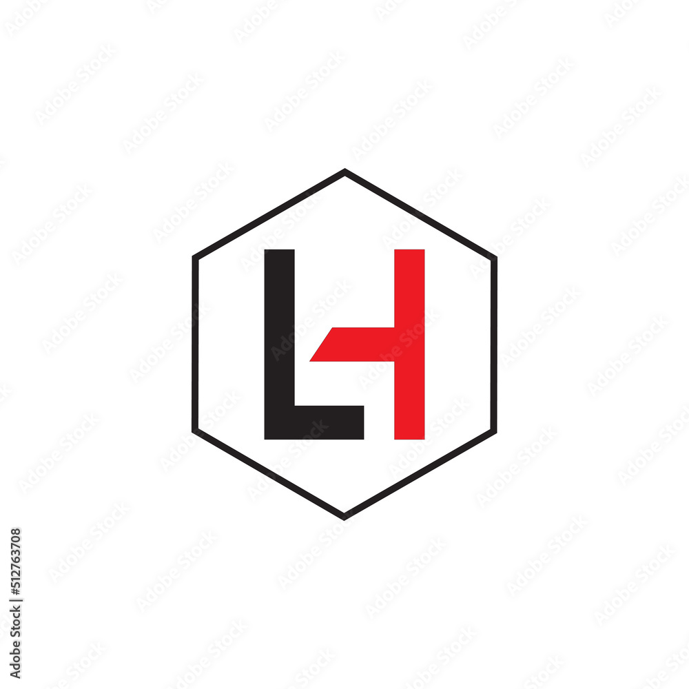 Letter L h logo design template Free Vector Letter L h logo design template Free Vector
