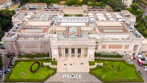 Photography Aerial view of National Gallery of modern and contemporary art