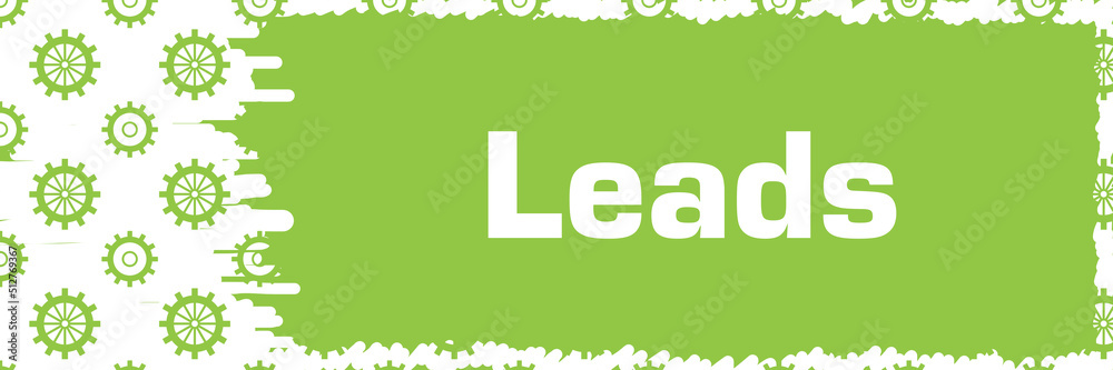Leads Green Gears Scratch Background Horizontal Leads Green Gears Scratch Background Horizontal