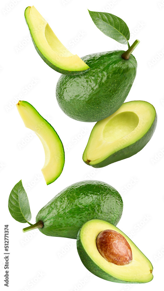 Avocado isolated on white background Avocado isolated on white background