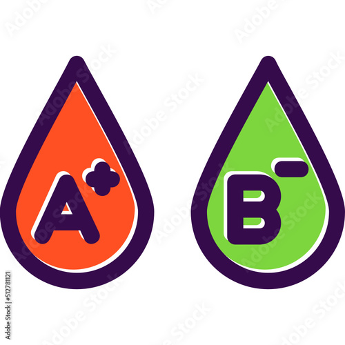 Blood Types Icon