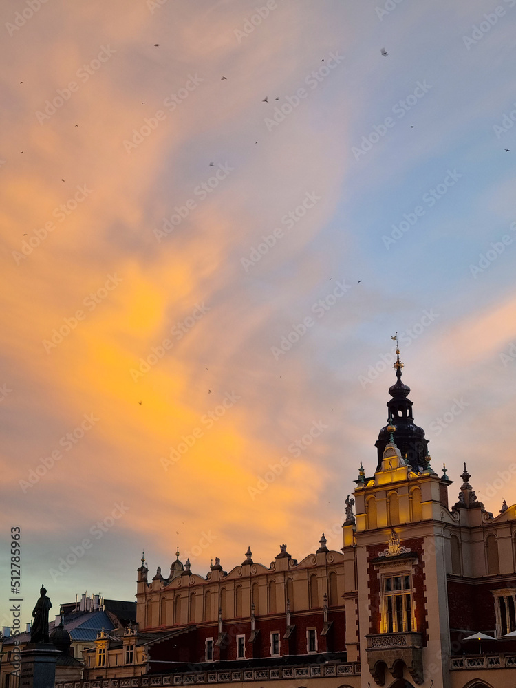 Obraz premium Kraków wieczorem