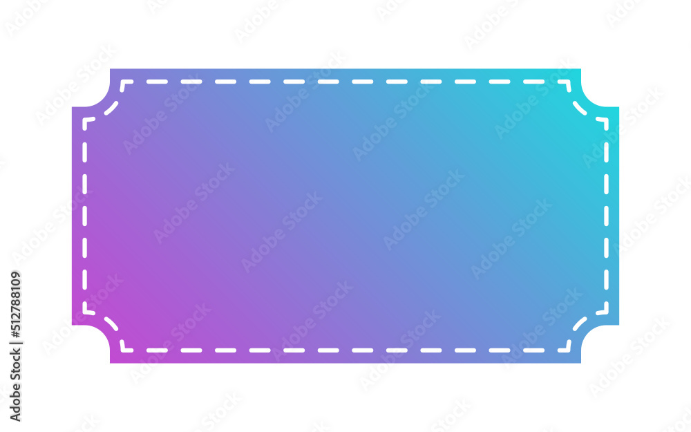 gradient ticket text box gradient ticket text box