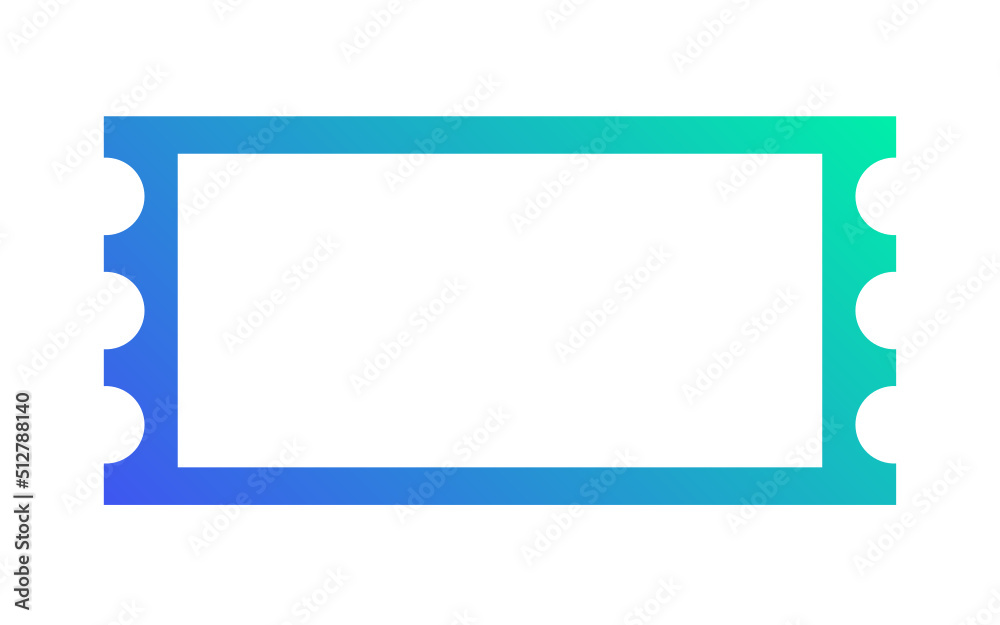 gradient ticket text box gradient ticket text box