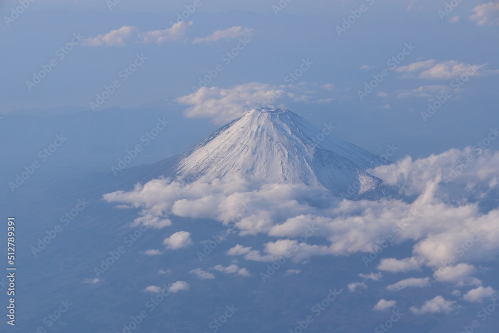 The view of Mount Fuji