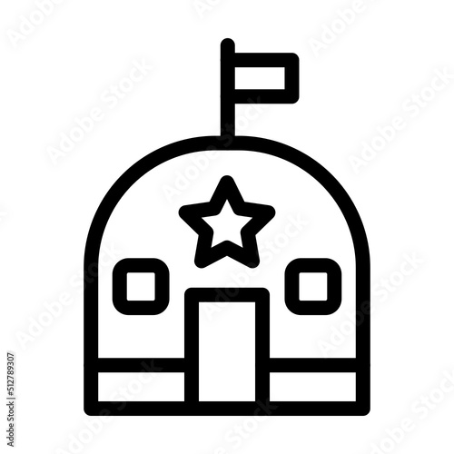 Military Base Icon Design