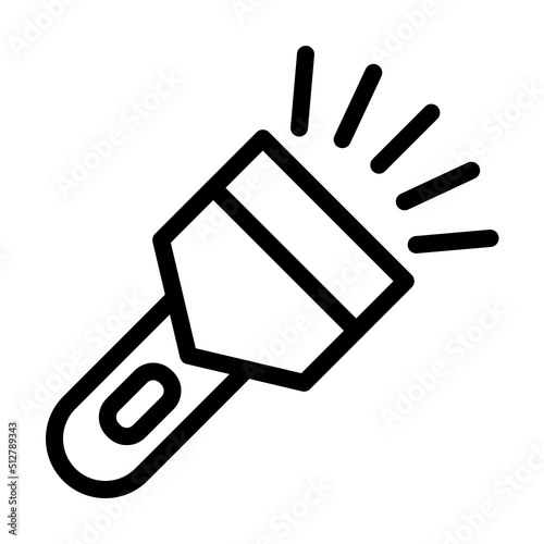 Flashlight Icon Design