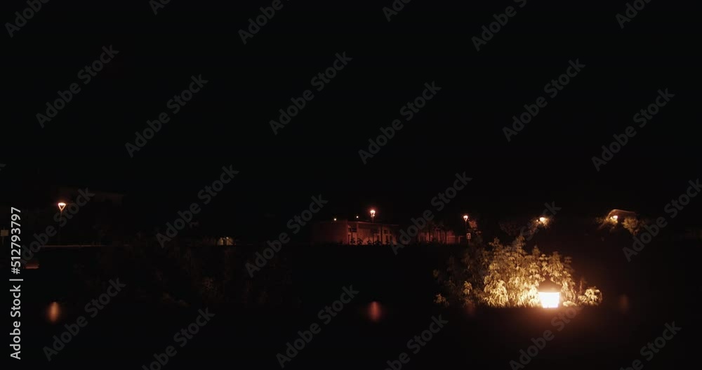 Thunderstorm in the night city with epic large lighting on the sky with clouds. Stormy weather forecast Thunderstorm in the night city with epic large lighting on the sky with clouds. Stormy weather forecast