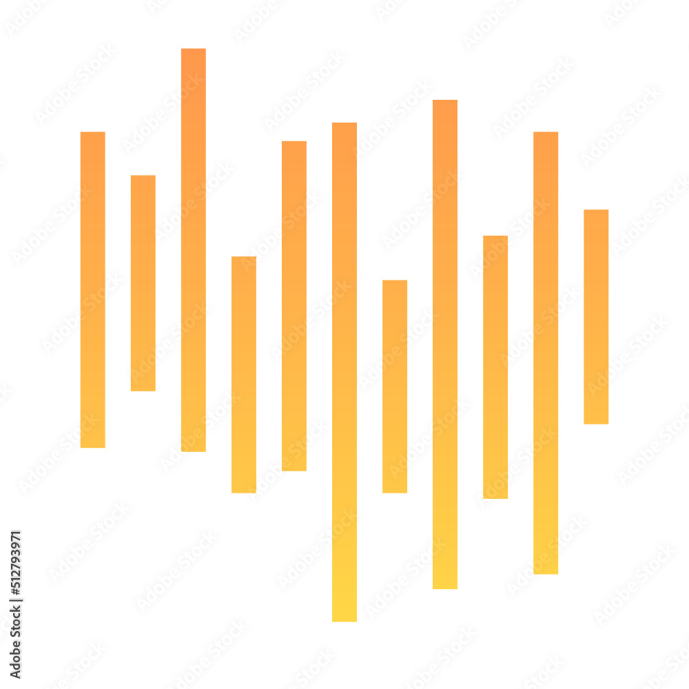 gradient music wave