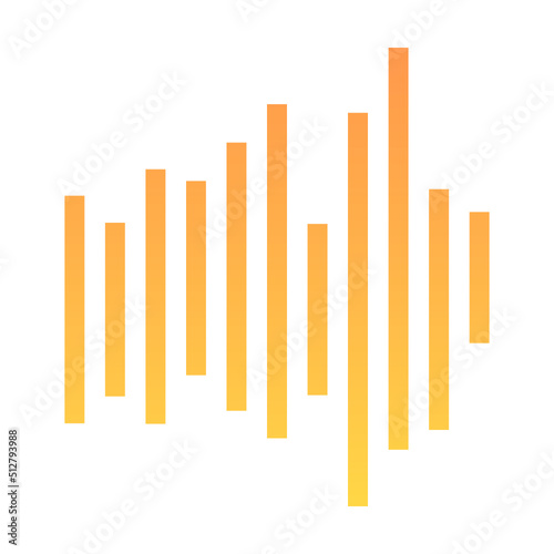 gradient music wave