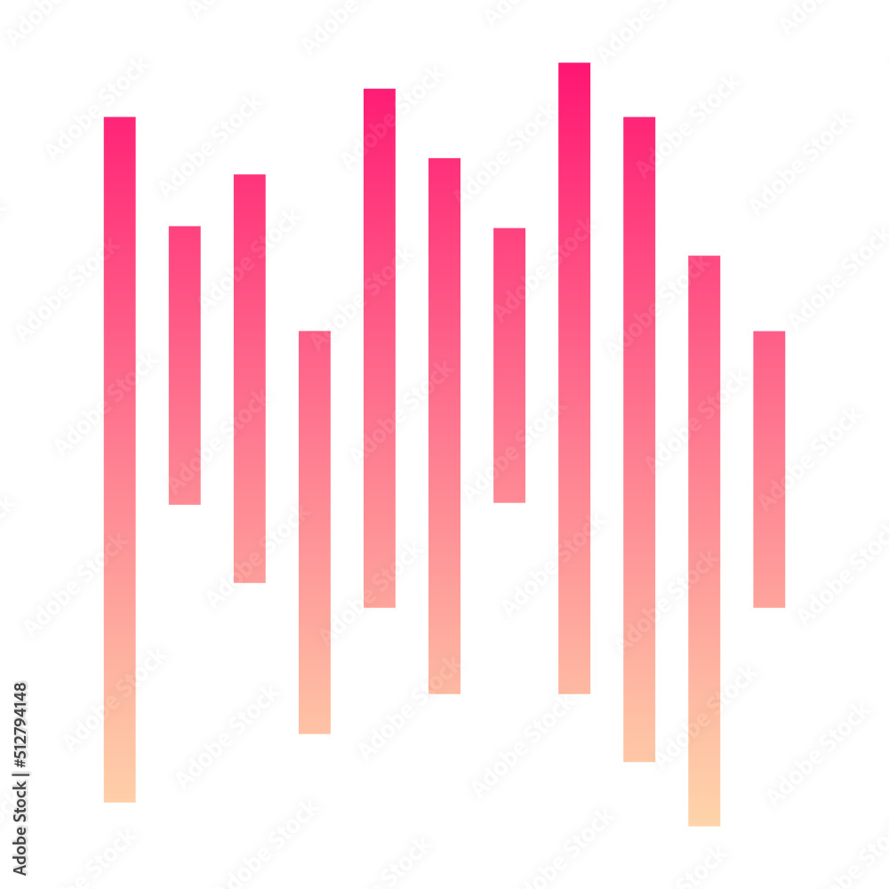 gradient music wave gradient music wave