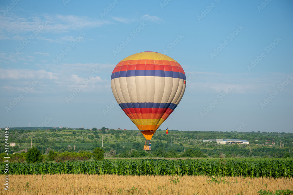Naklejka premium Hot air balloon fiesta