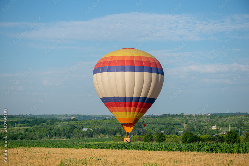Naklejka premium Hot air balloon fiesta