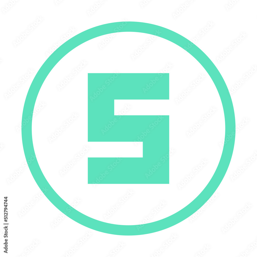 colorful round section number colorful round section number