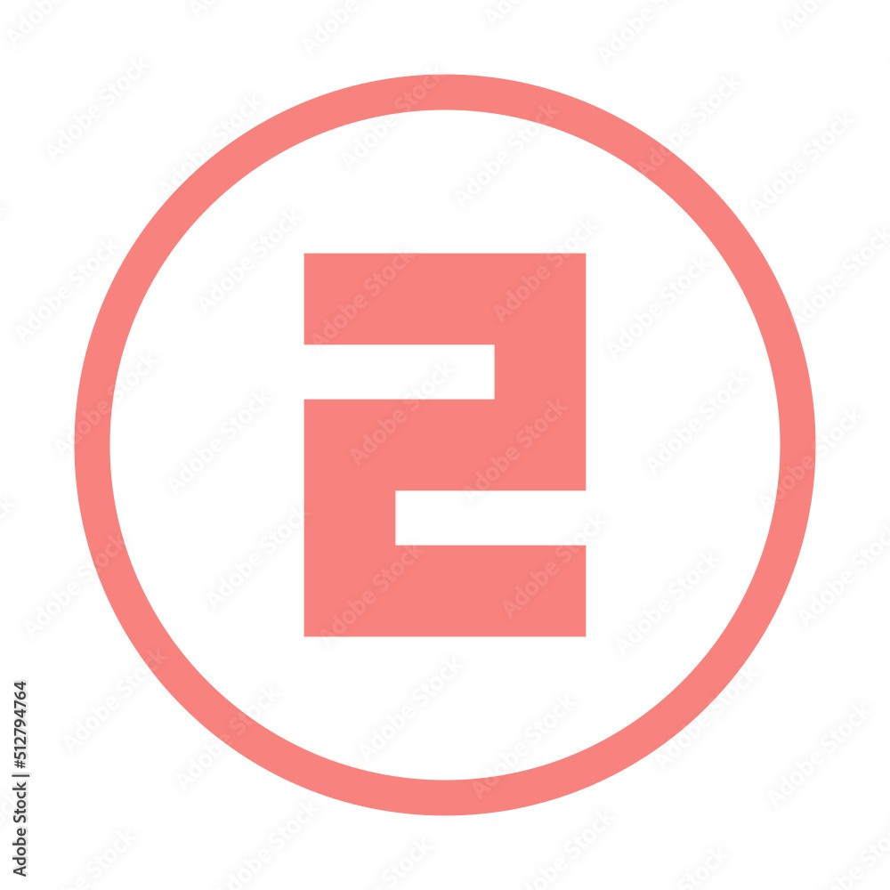 colorful round section number colorful round section number