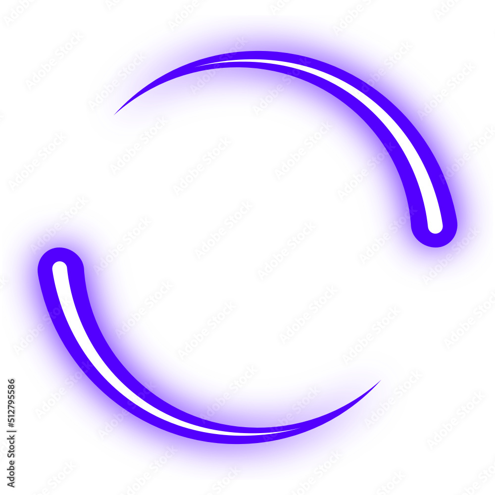 neon line circle frame neon line circle frame