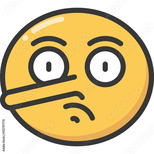 Lying Icon