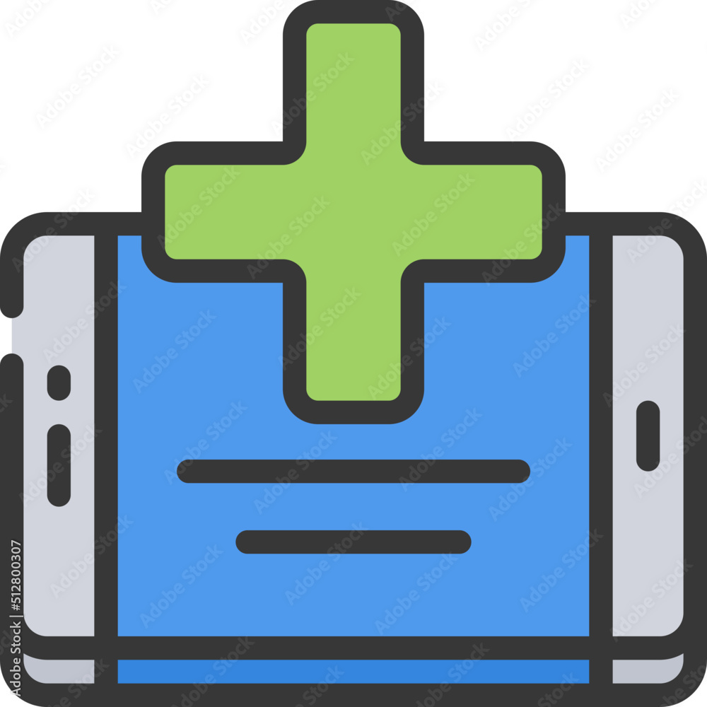 Obraz premium AR In Medicine Icon