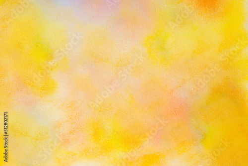 Peach, yellow watercolor, ink, abstract background texture. Copy space for banner, poster, backdrop for text, textures design art work or skin product. High resolution. Pastel colors