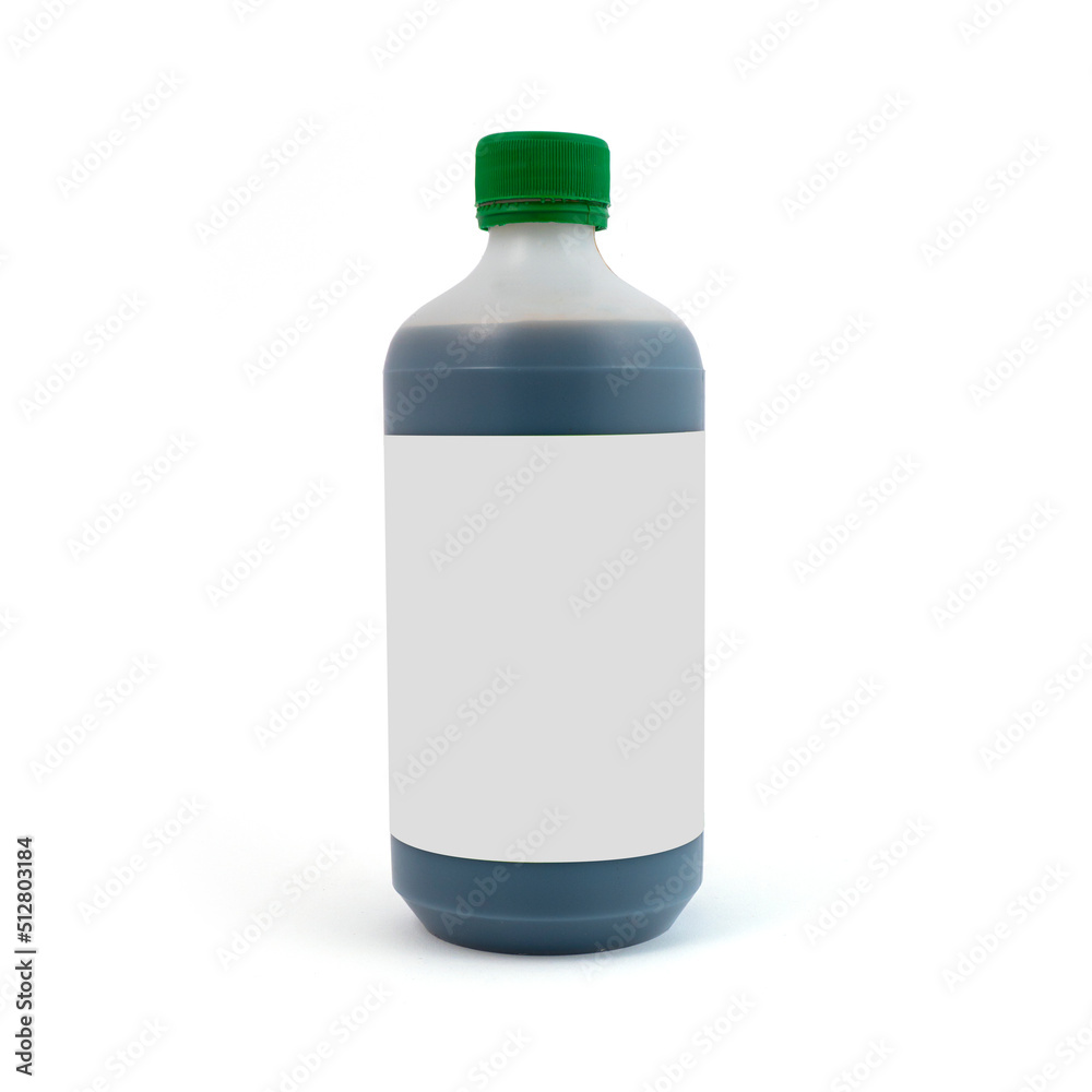 500ml white plastic liquid container isolated on white background. Label area. Closeup. Liquid bottle. 500ml white plastic liquid container isolated on white background. Label area. Closeup. Liquid bottle.