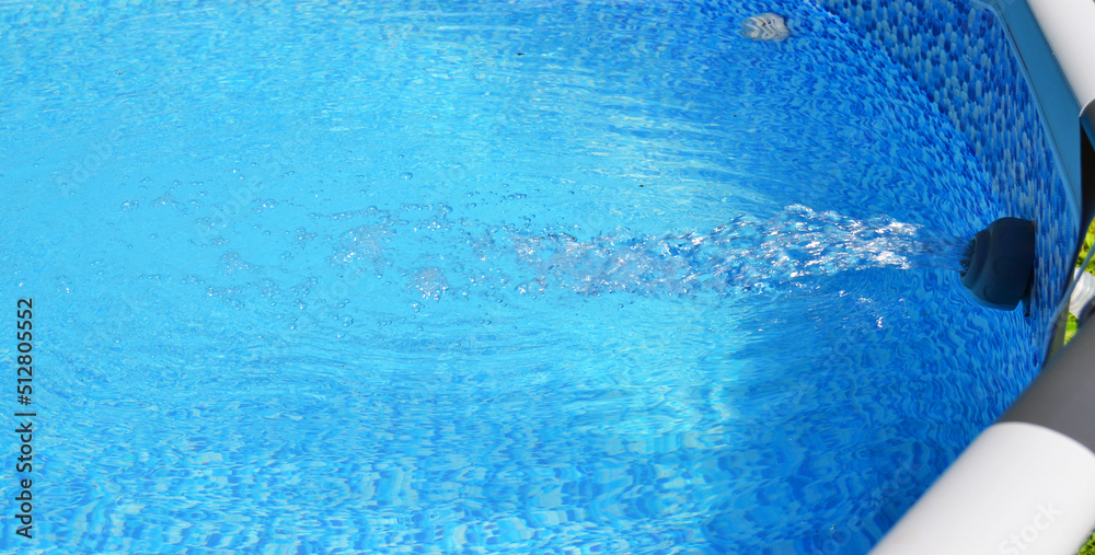 active filtration system of underwater exhaust nozzles installed in the