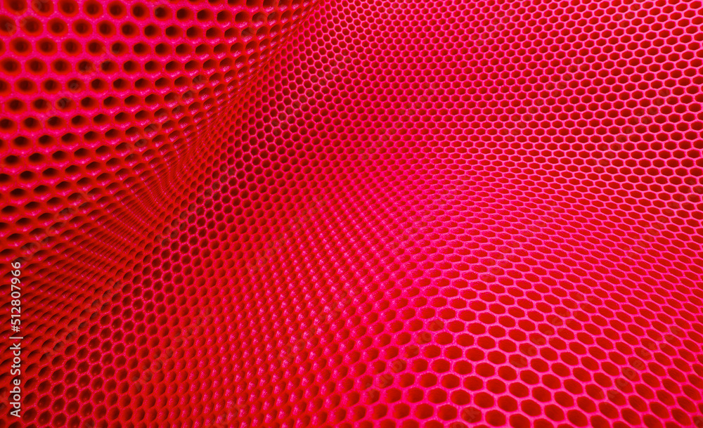 horizontal red flexible bend abstract trellised or cellular background horizontal red flexible bend abstract trellised or cellular background
