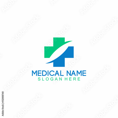 Free Download creative cross health medical logo concept - GFXLoad