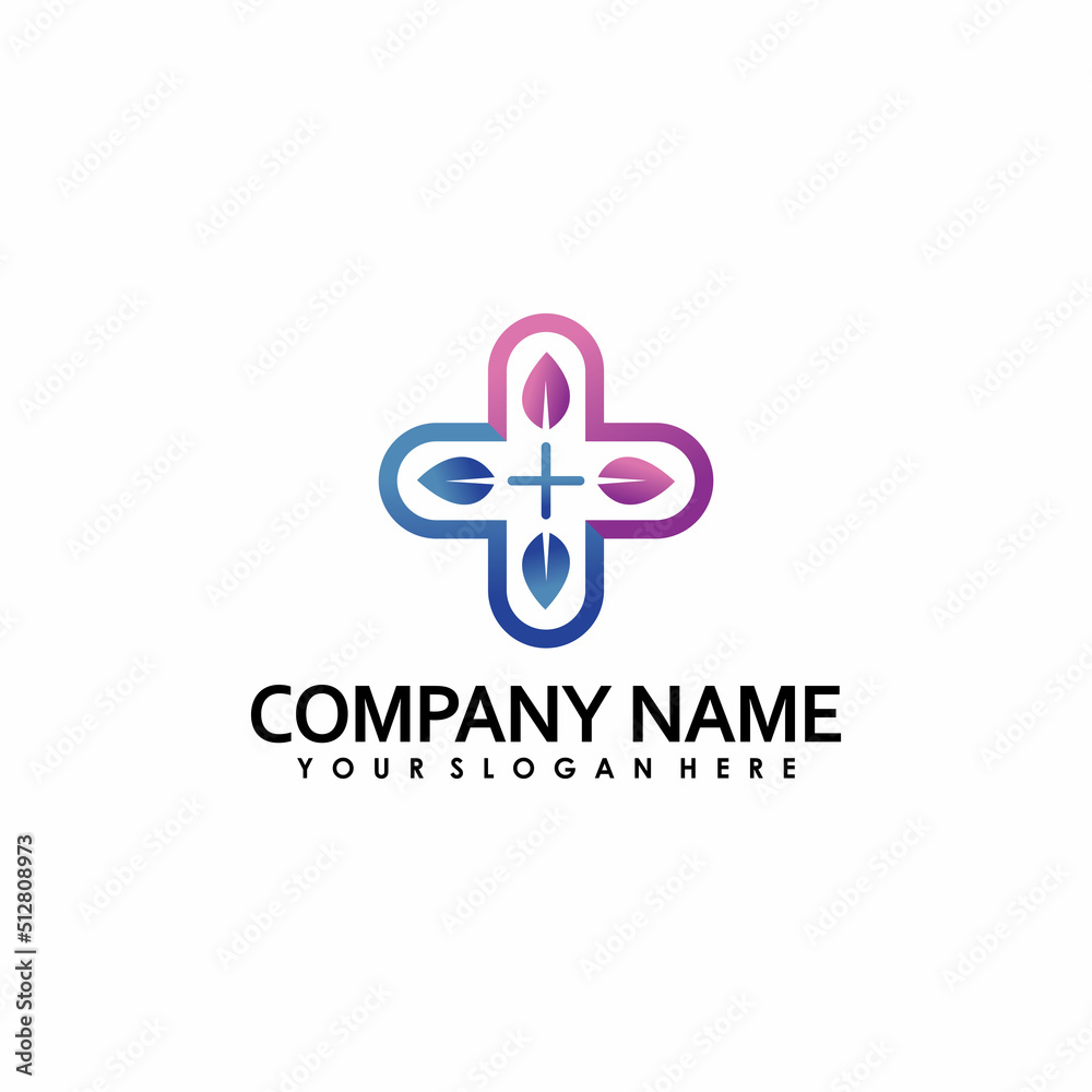 Medical logo, medical center logo template vector Medical logo, medical center logo template vector
