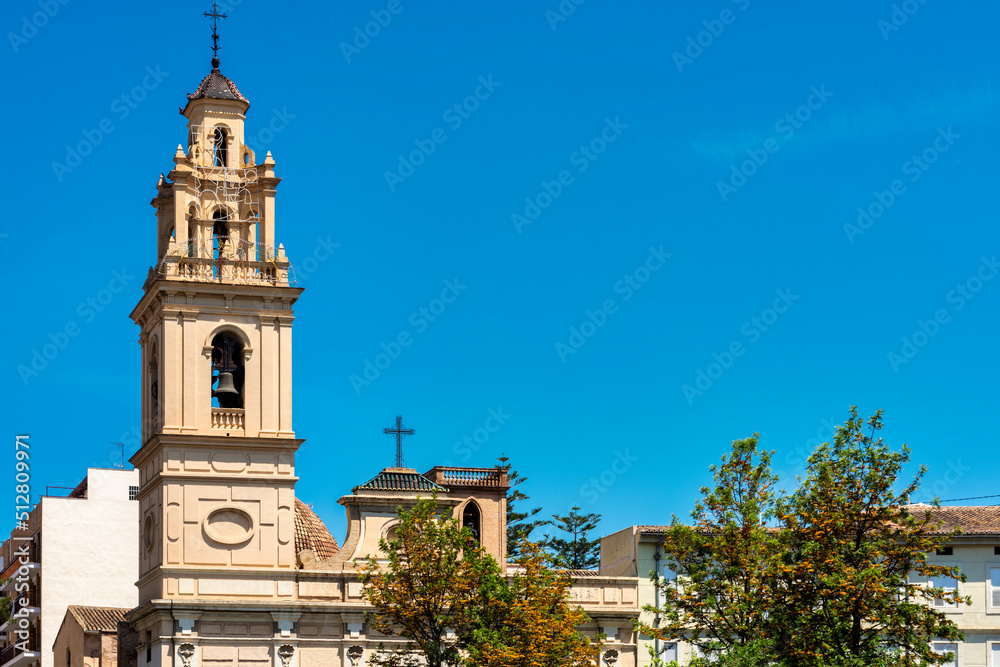 The Church of El Salvador and Santa Monica (Parroquia del Salvador y Santa Mónica) in Valencia, Spain